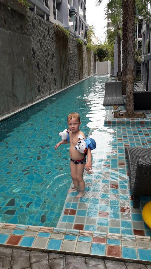 Двух-Комнатная Квартира В Кондоминимуме "Tropikal Garden" Pattaya Dış mekan fotoğraf